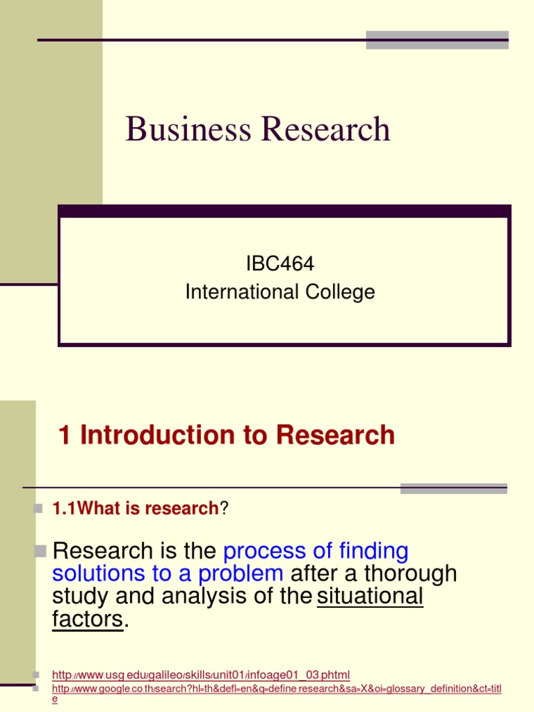 Business Research Fundamentals Guide | PDF | Hypothesis | Data Analysis
