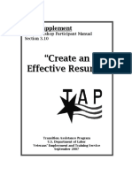 F-TAPSupplement-CreateanEffectiveResume8.9.07