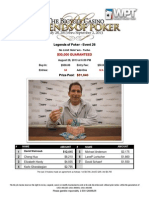2013 Legends of Poker - Event 26 Results