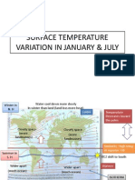 Surface Temperature Variation