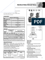 Aluminum Solenoid Valves Specs