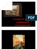 Venetia in Pictura Romaneasca Contemporana