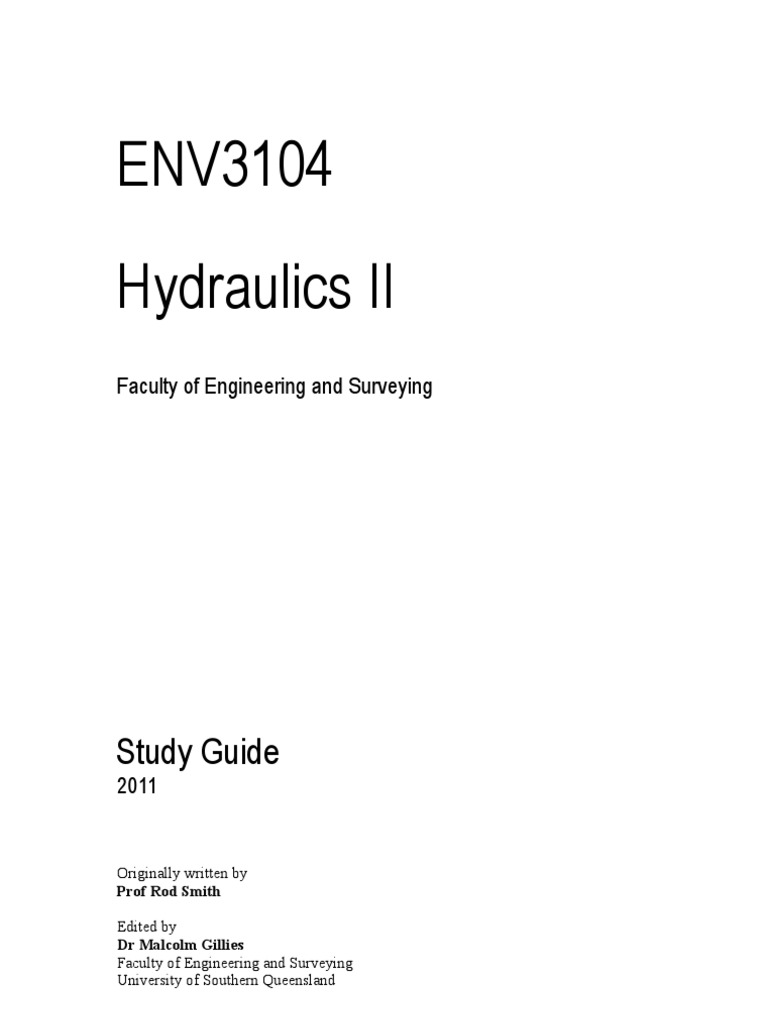Hydraulics | PDF | Fluid Dynamics | Momentum