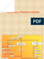 Matrices y Determinantes XXXXXXXXX