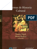 GAYOL, Sandra & MADERO, Marta (2007) Formas de Historia Cultural