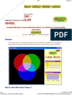 Colour Theory - Newton's Color Wheel Software