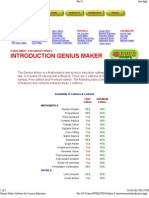 Genius Maker Software For Science Education