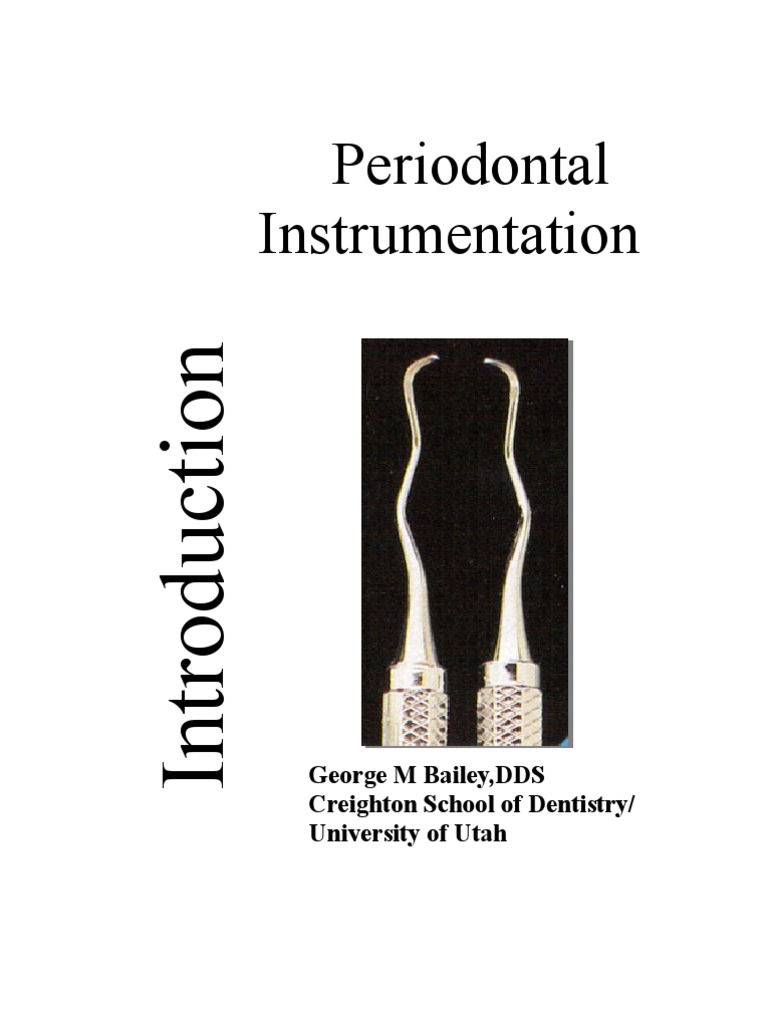Manual Periodontal Instrumentation Bailey1 | PDF | Mouth | Dentistry