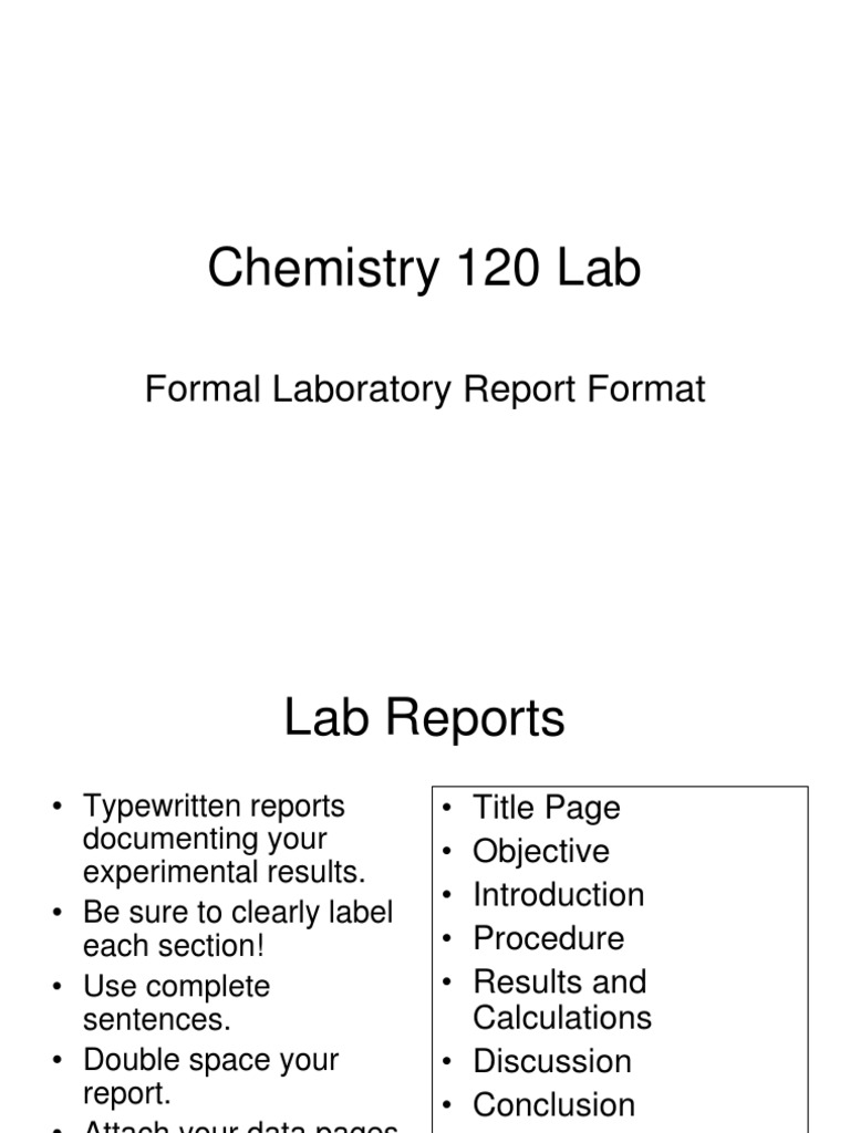Graphs in Chemistry Formal Lab Report
