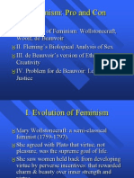 Pro and Con of Feminism