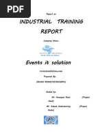 Six Weeks/months Industrial Training Report On IT Company