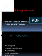 Dasar - Dasar Ontologi Dalam Ilmu Pengetahuan