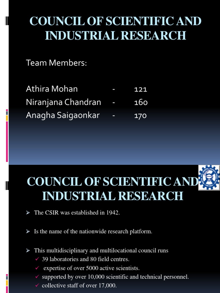 CSIR Established in 1942 | PDF | Art
