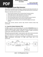 Sistem Analizi ve Tasarımı