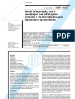 NBR 14037 - Manual de Operacao Uso e Manutencao Das Edificacoes - Conteudo e Recomendacoes Para e