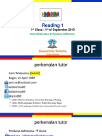 Reading I - Pertemuan 1 - Modul 1 - Astri Dana