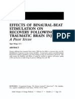 Effects of Binaural-Beat Stimulation On Recovery Following Traumatic Brain Injury Signe Klepp (Vol 17 No 2)