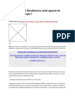 Ce Presupune Fiscalizarea Unui Aparat de Marcat Electronic