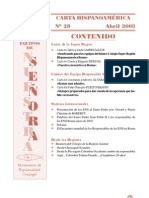 Carta Super Región Hispanoamérica 28 Abril 2003