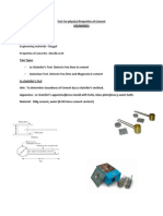 Test Cement Properties Le Chatelier's Autoclave