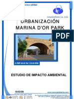Resumen Estudio de Impacto Ambiental Urbanización Marina D'or Park