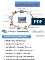 SAP Business Process Improvement Series - Transfer Pricing and Material Ledger in SAP