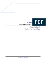 Requirements Definition Template