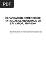 EXPANSÃO DO COMÉRCIO DE RATICIDAS CLANDESTINOS EM SALVADOR, 1997-2001