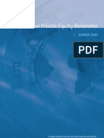 Global Private Equity Barometer: Summer 2009