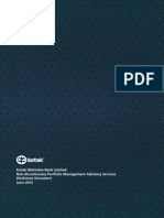 Kotak Mahindra Bank Limited Non-Discretionary Portfolio Management Advisory Services Disclosure Document June 2012