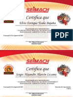 Certificado Seimach