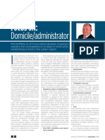 Focus On Domicile and Administrator For Offshore Fund Jan 2012