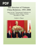 Download Carlyle Thayer - 2008 Dec - The Structures of Vietnam-China Relations 1991-2008 by intasma SN16447513 doc pdf