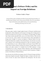 Download Carlyle Thayer - Vietnams Defence Diplomacy and Its Impact on Foreign Policy by intasma SN16447618 doc pdf