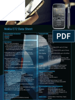 Nokia E72 Data Sheet