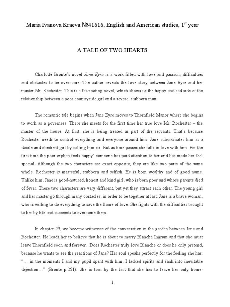 Jane Eyre Essays