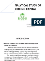 The Analytical Study of Working Capital