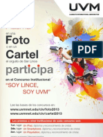 Convocatoria Concurso Institucional "Soy Lince, Soy UVM"