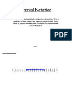 FLASHCARDS Interval Notation