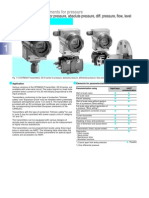 Siemens Pressure Transmitter