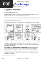 Cognitive Dissonance Theory - Simply Psychology