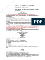 Lei nº 1762 de 14 de novembro de 1986 atualizada até 07.12.2000