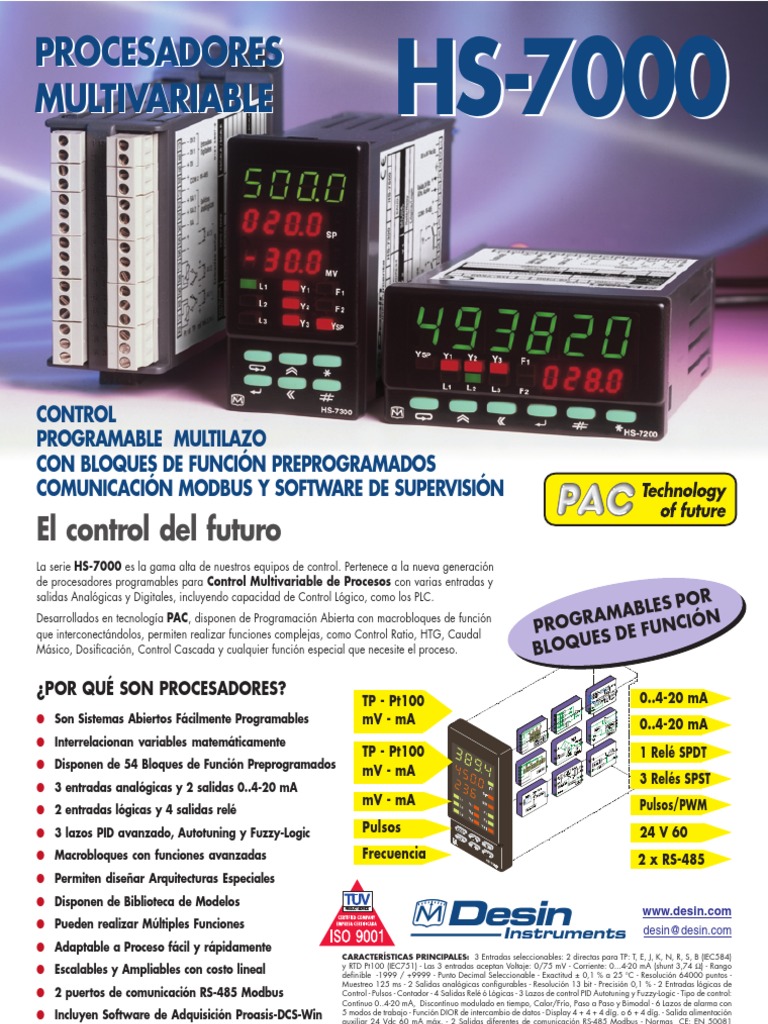 hs-7300 2 | PDF | Scada | Electrónica