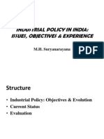 Industrial Policy in India Issues Objectives Experience