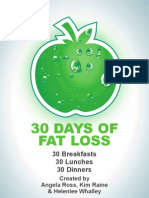 30 Days of Fatloss Cookbook