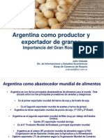 Argentina y la producción de Granos Mayo 2012