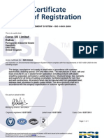 Corus UK Limited Catnic: Environmental Management System - Iso 14001:2004