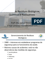 Aula - Gerenciamento de Resíduos Biológicos