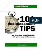 101 Time Management Tips for Infopreneurs