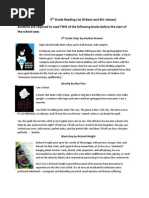 9th grade book summary